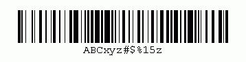 code 128 barcode requirements